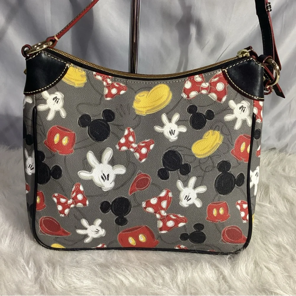 Dooney & Bourke x Disney Mickey Mouse Body Parts Crossbody Shoulder Bag - Picture 3 of 11